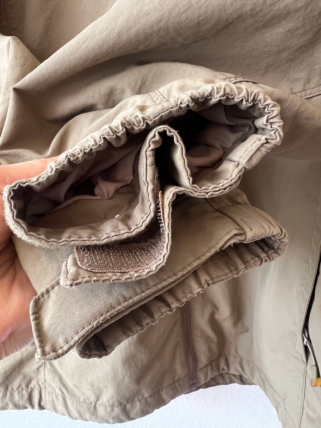 노스페이스 남성 카키 후드집업점퍼 바람막이점퍼 상품이미지4