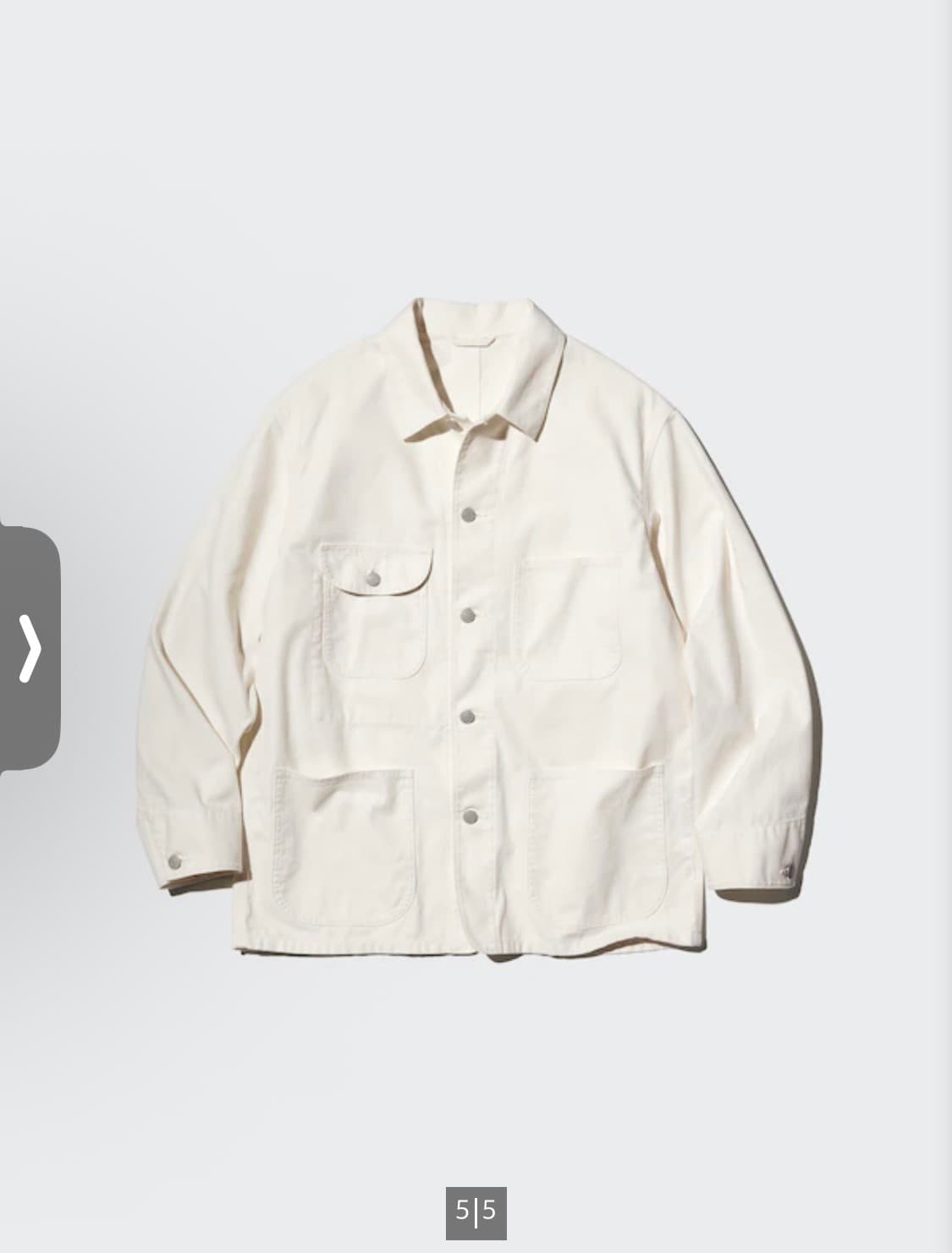 유니클로 유틸리티 재킷(off white) m사이즈 상품이미지5