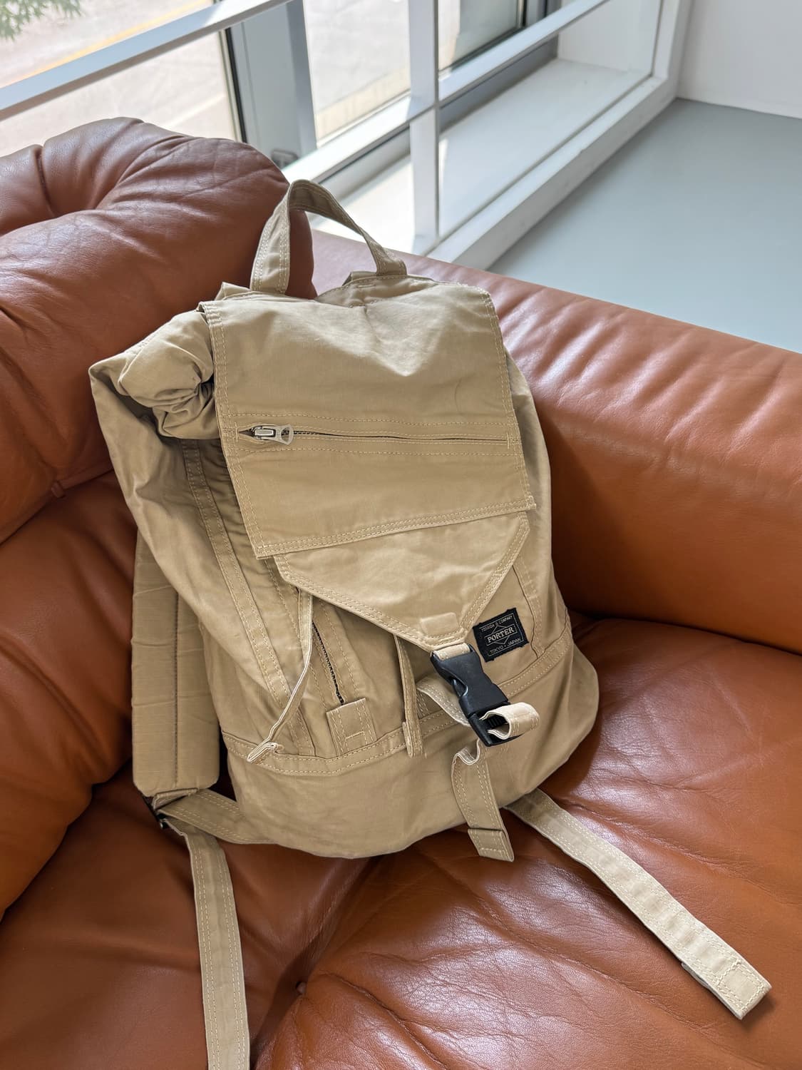 Porter Cube rucksack(beige) 상품이미지1