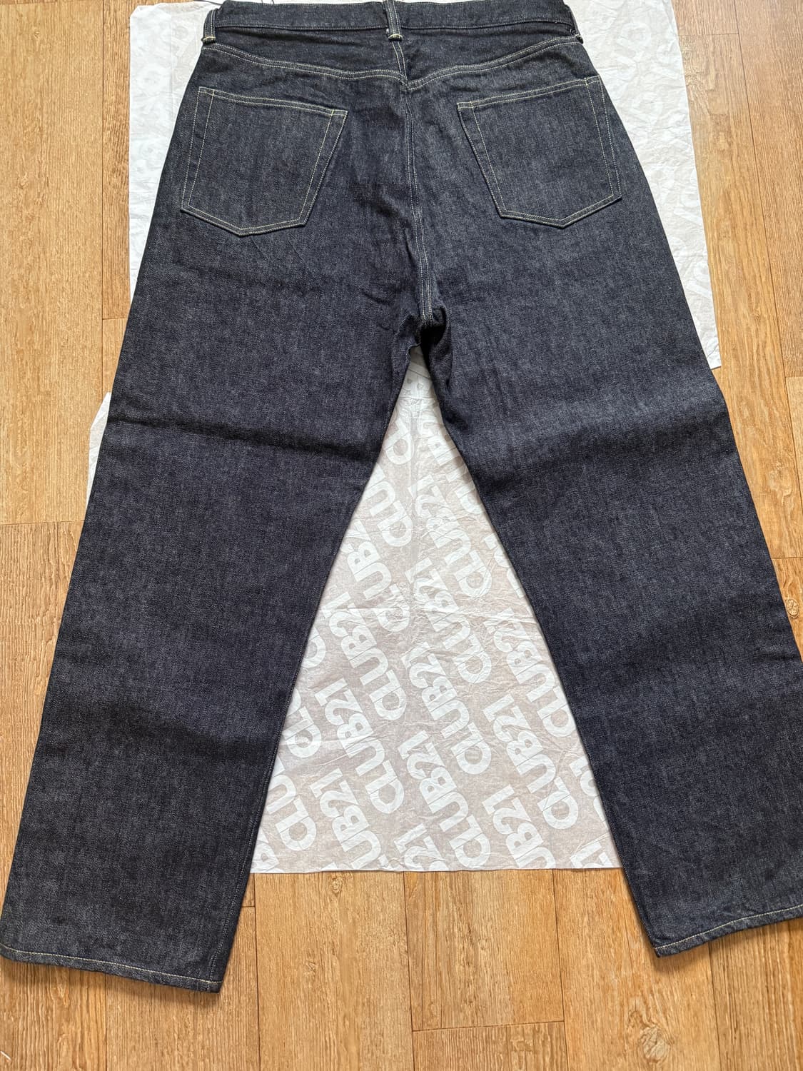 아프레쎄 26ss 워시드 데님 와이드 팬츠 34/30 상품이미지7