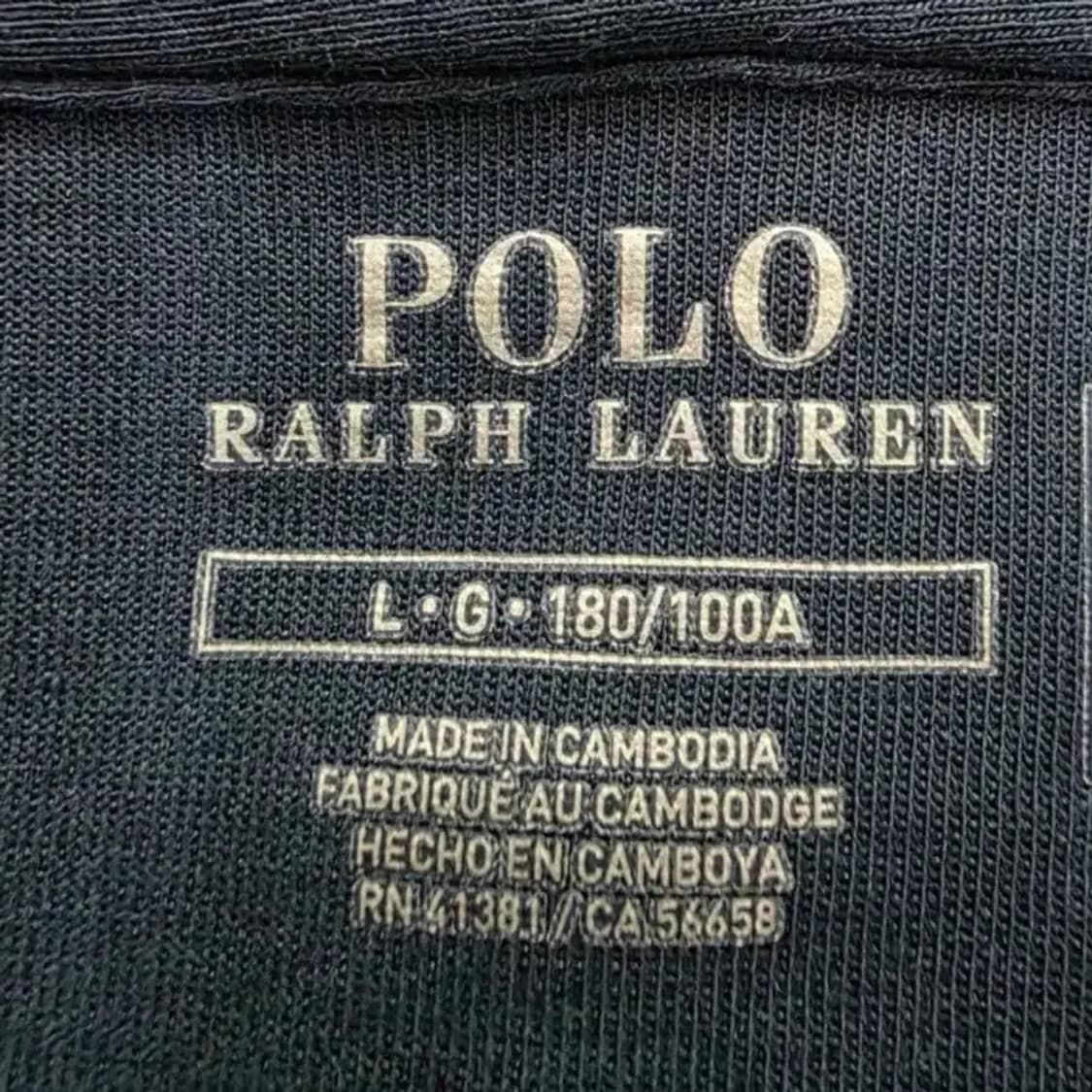 폴로 랄프로렌 네이비 후드 집업 100 상품이미지5