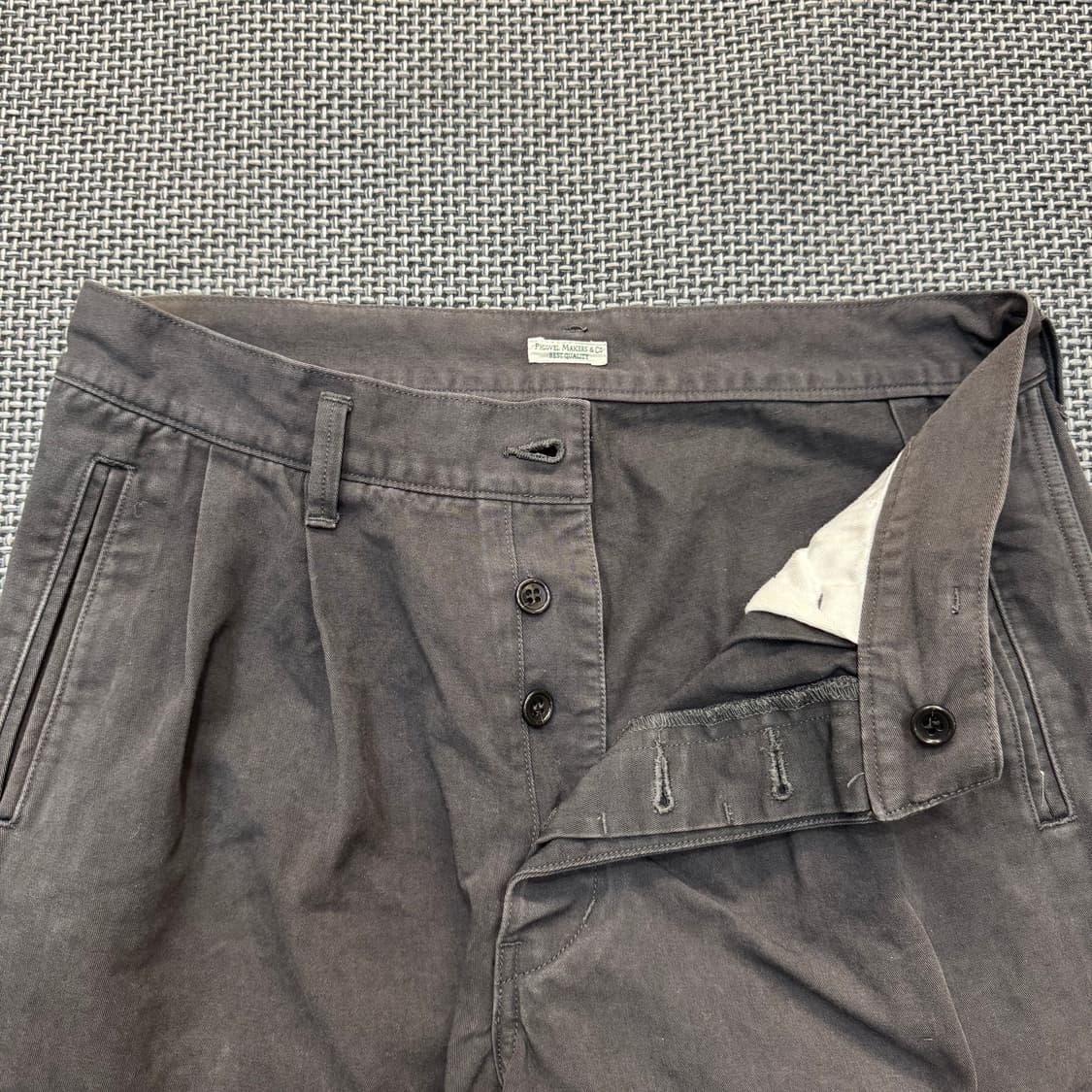 PHIGVEL 코튼 팬츠 차콜 ( 29/OLD-8259 ) 상품이미지3