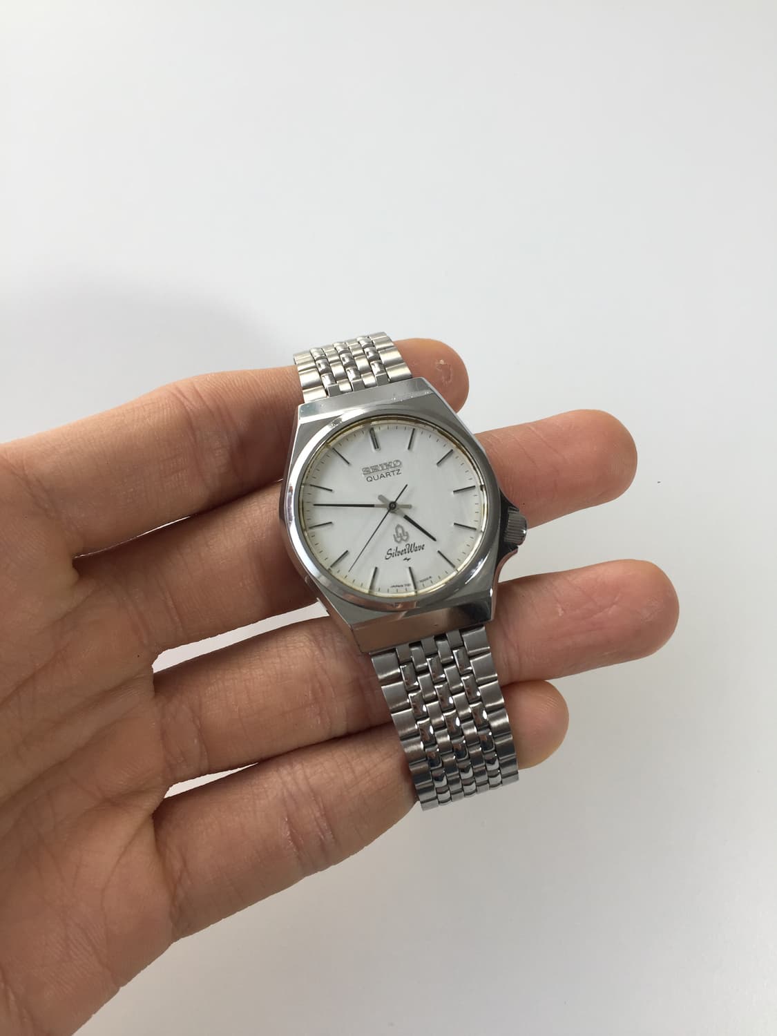 80s seiko silver wave quartz 상품이미지2