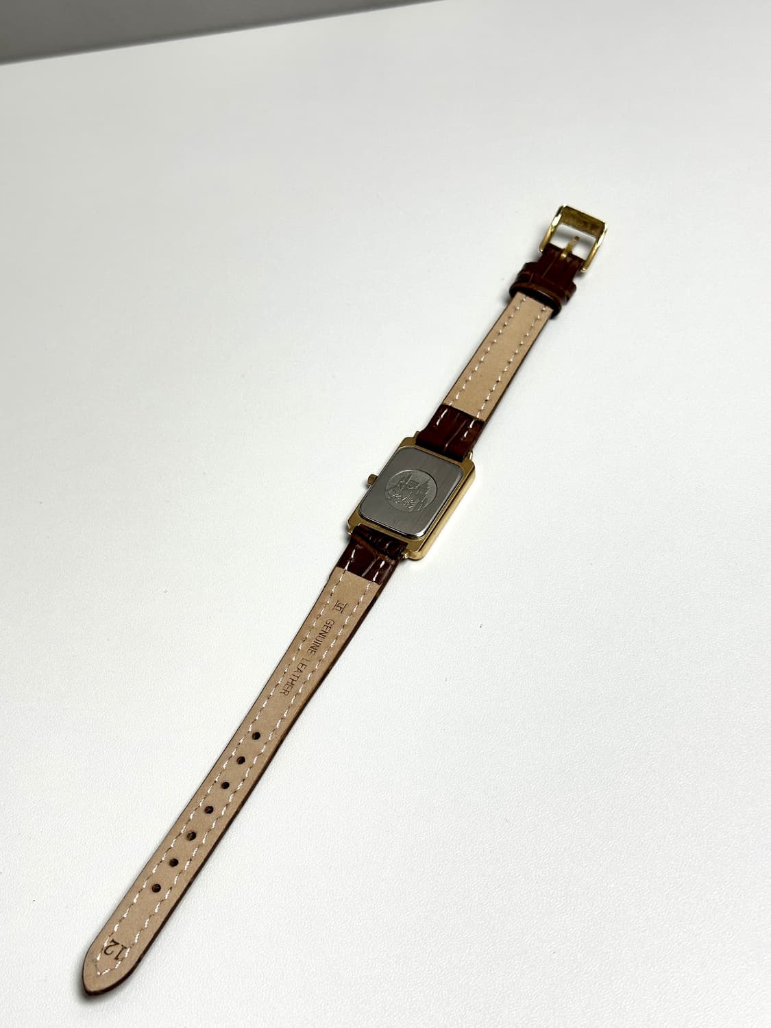 오메가 드빌 사각 골드 플레이트 쿼츠 시계 상품이미지8