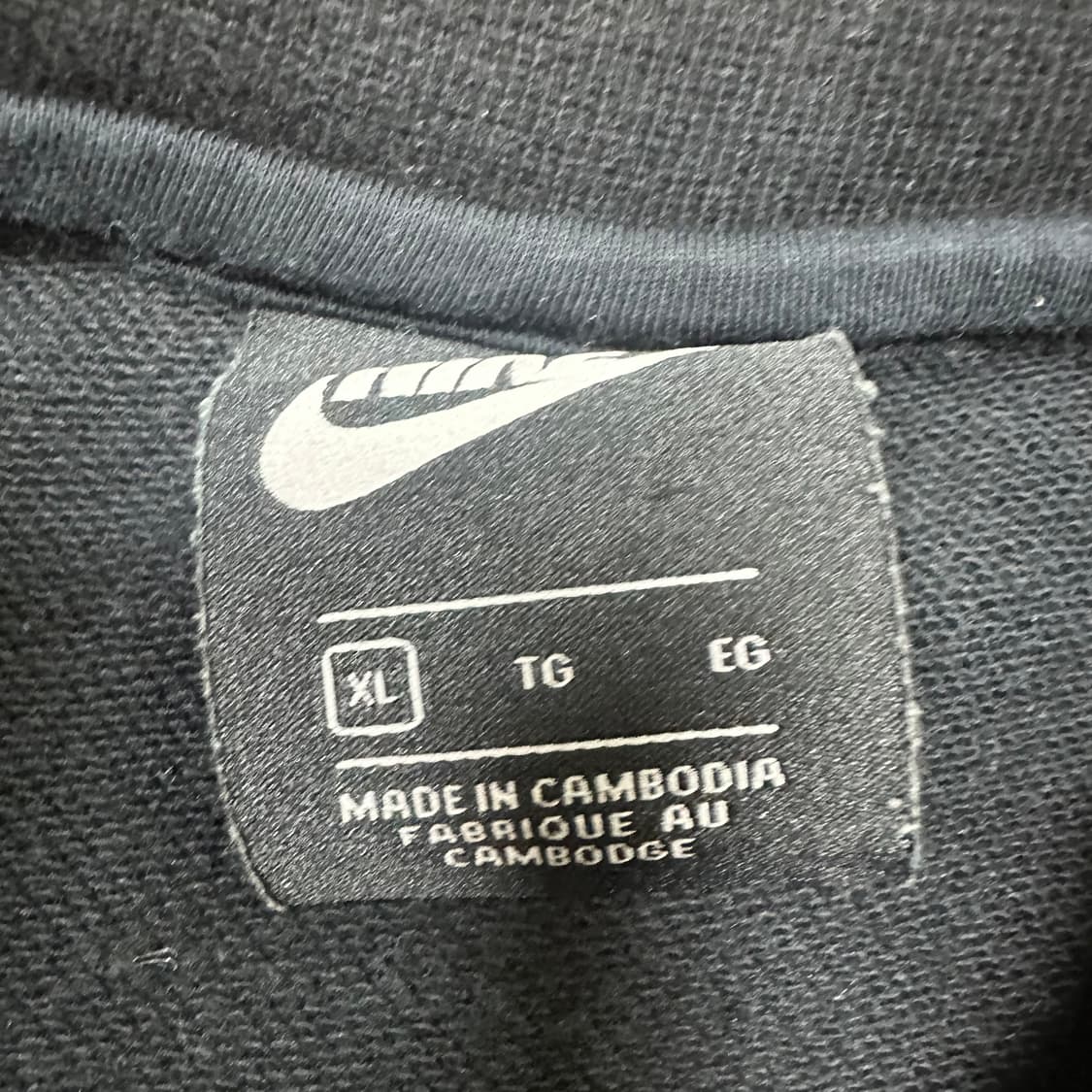 ✨ (바배) 나이키 자수 블랙 맨투맨  상품이미지3