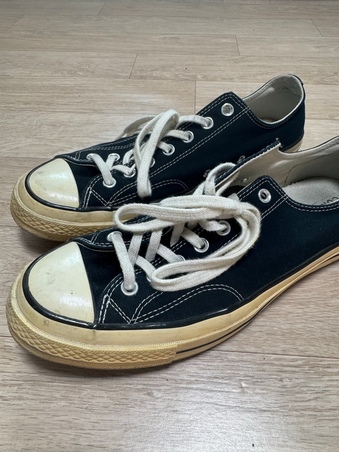 컨버스 척테일러70 로우 블랙 290mm 상품이미지2