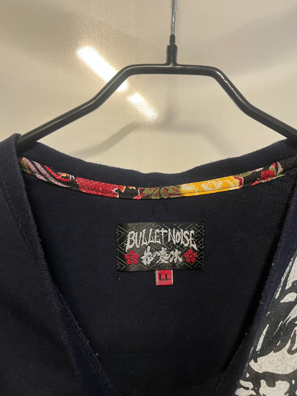 BULLET NOISE 일본빈티지 오리엔탈 드래곤 사쿠라 사무라이 티셔츠 상품이미지4