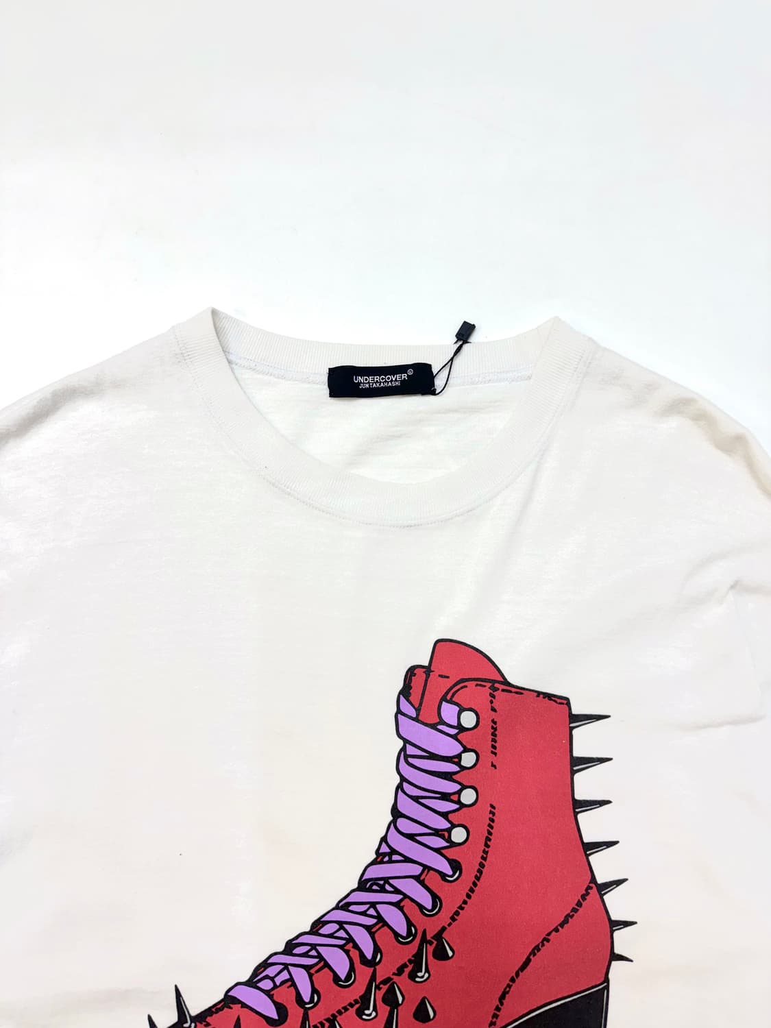 Undercover 언더커버 화이트색상 프린팅 반팔 티셔츠 상품이미지4