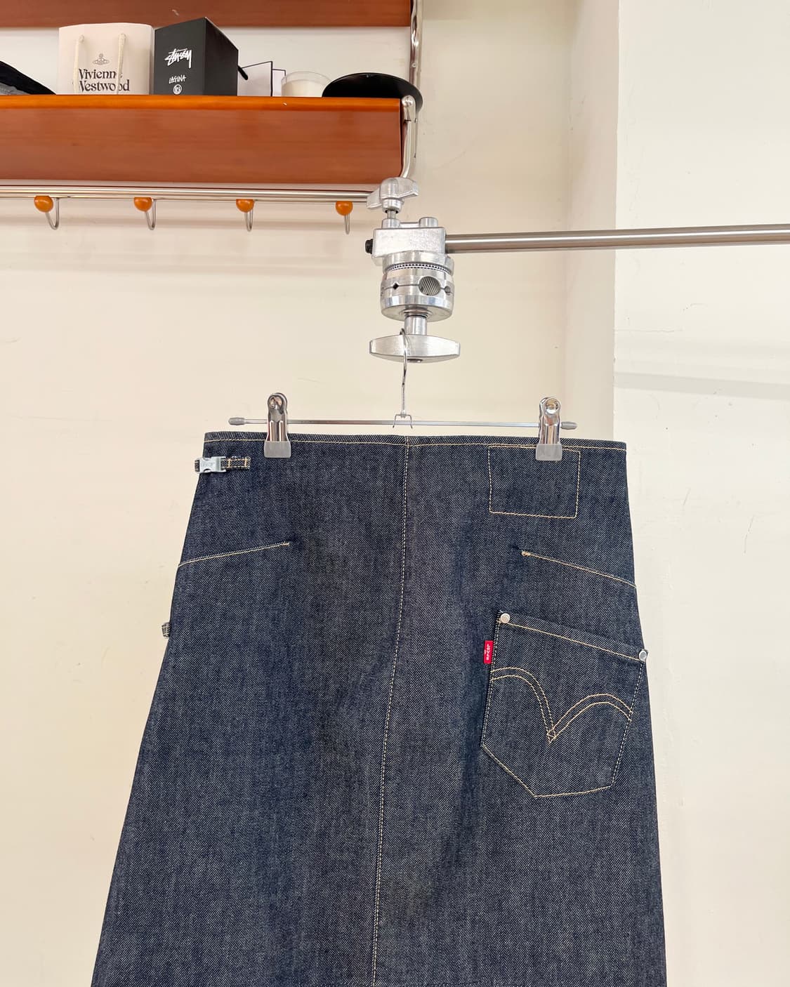 리바이스 블루 엔지니어드 데님 스커트 상품이미지5