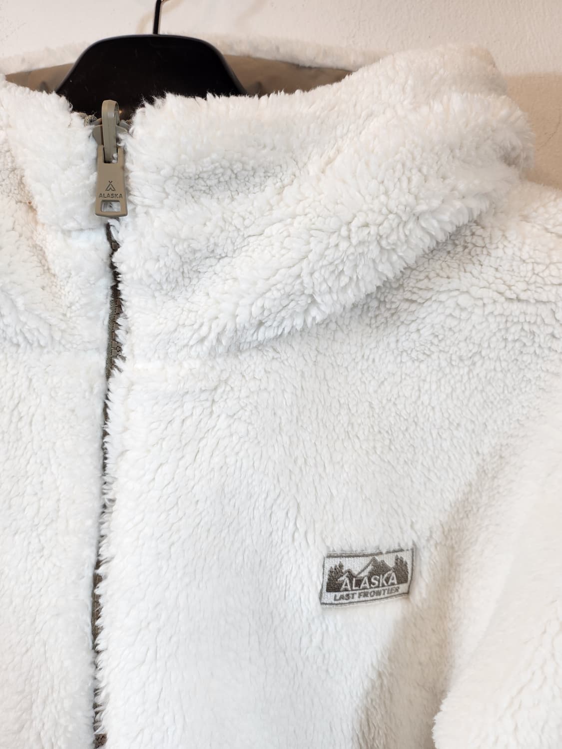 알래스카 양털 후리스 양면 점퍼 95 M 새제품 상품이미지4