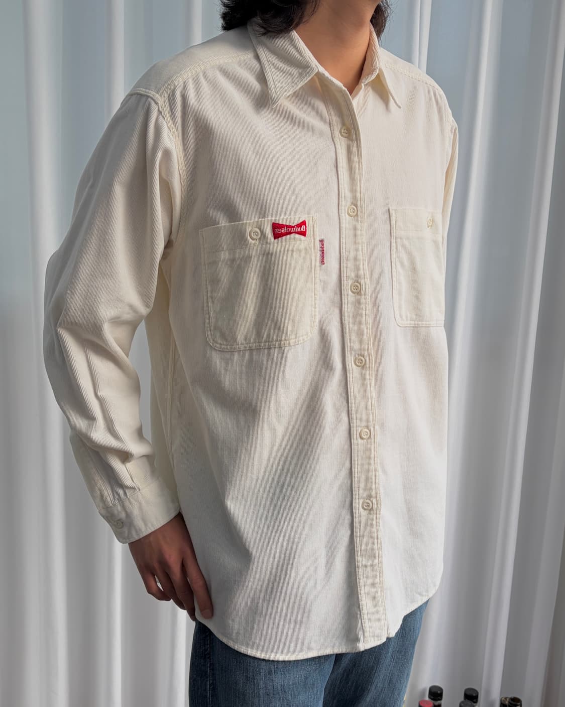 [L-XL]버드와이즈 budweiser 코듀로이 워크 셔츠 상품이미지3