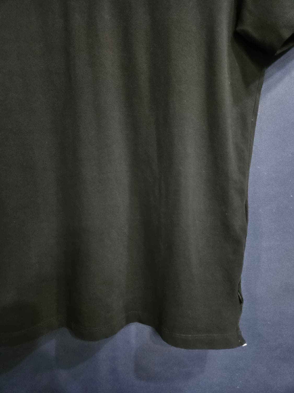 아르마니 익스체인지 블랙 남성 100 카라반팔티 상품이미지5