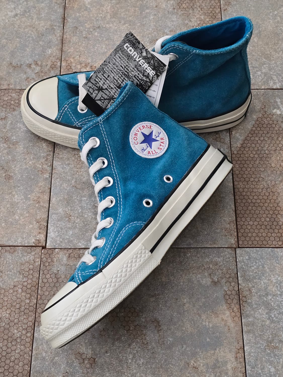 (230)컨버스 척 70 하이 미코노스 블루 상품이미지4