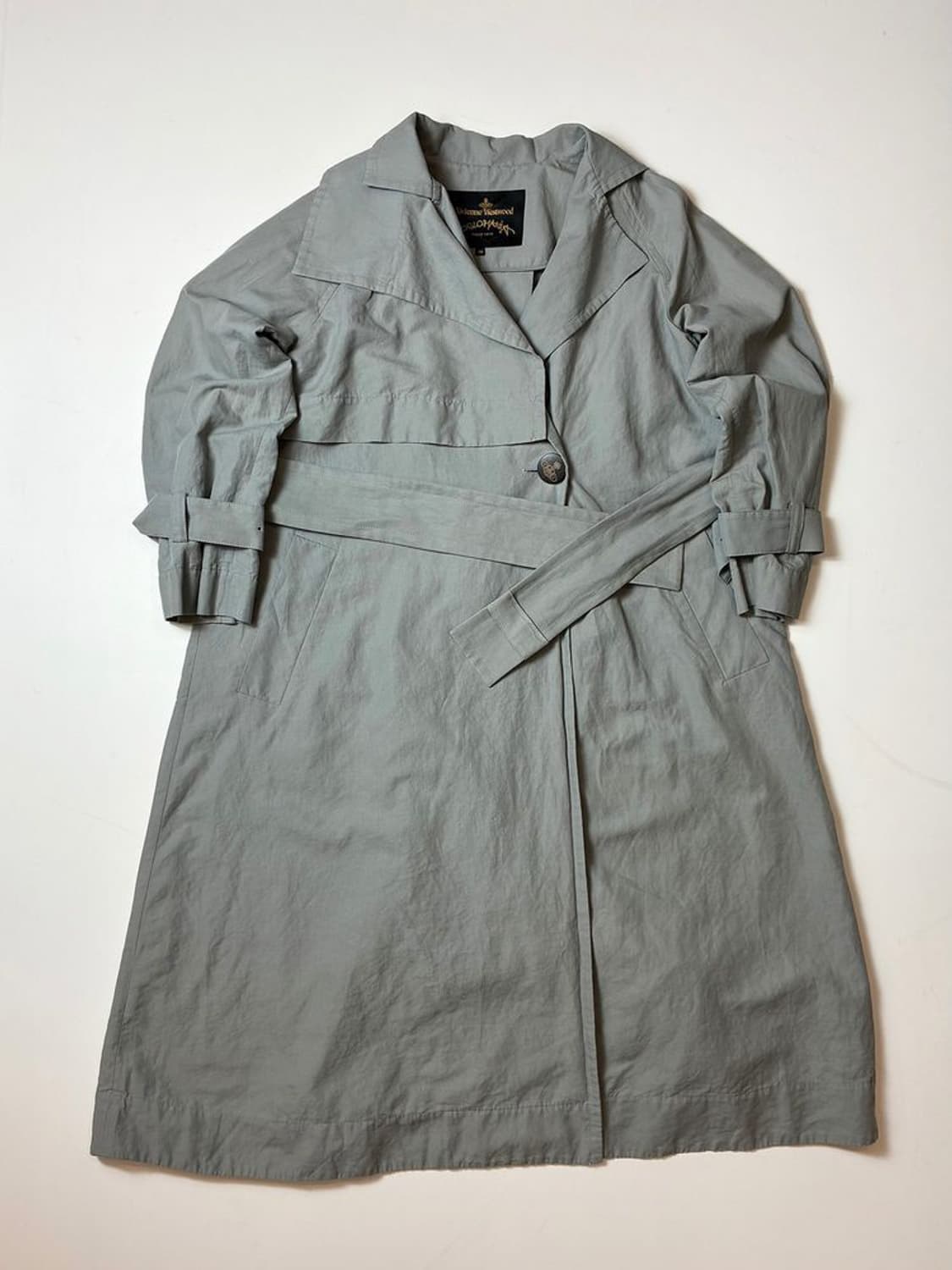 비비안웨스트우드 19ss 빅 카라 벨티드 트렌치 코트 PN8985 상품이미지1