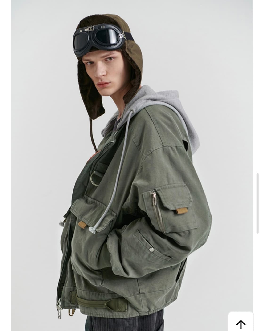 디앤에스알   dnsr  데저트 밀리터리 점퍼 패딩야상 ma1 상품이미지3