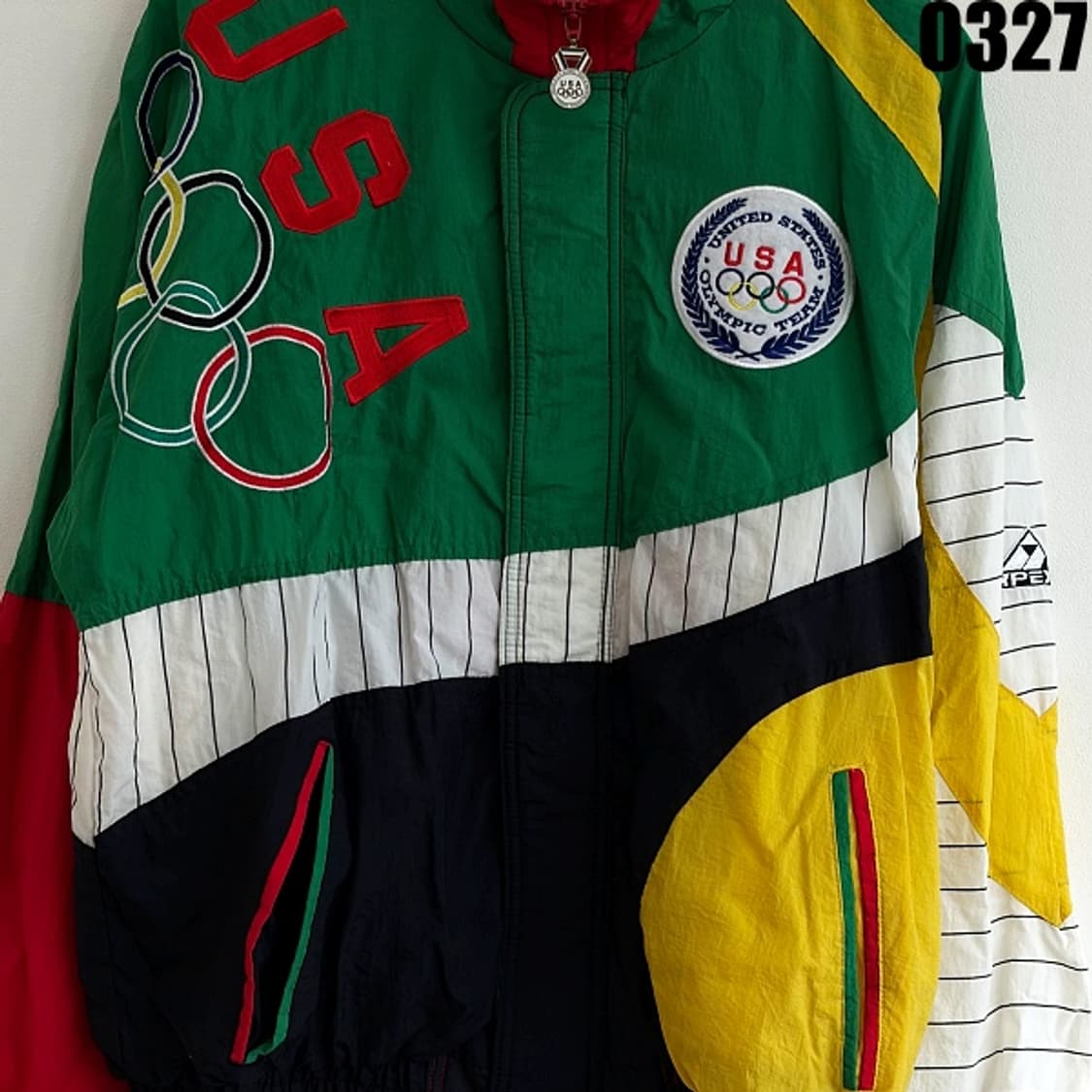 APEX ONE USA 올림픽 공식 라이선스 빈티지 자켓 XL 0327 상품이미지4