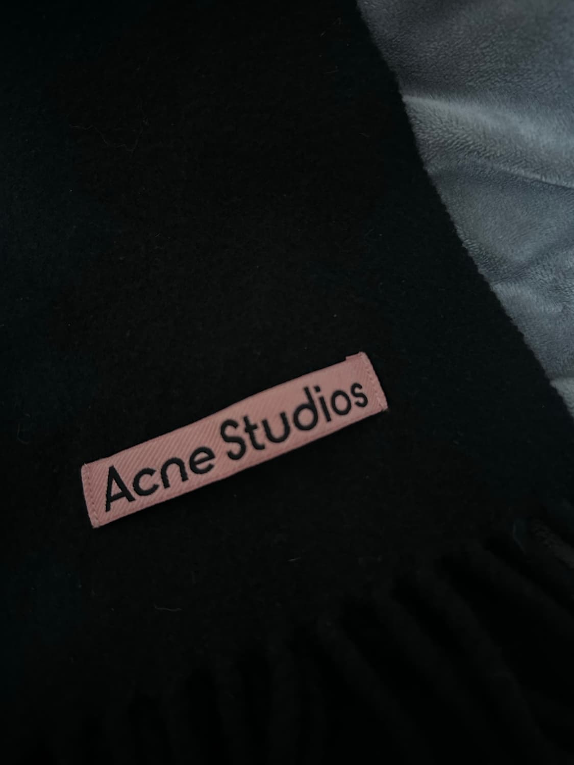 프린지 울 슬림핏 머플러 상품이미지2