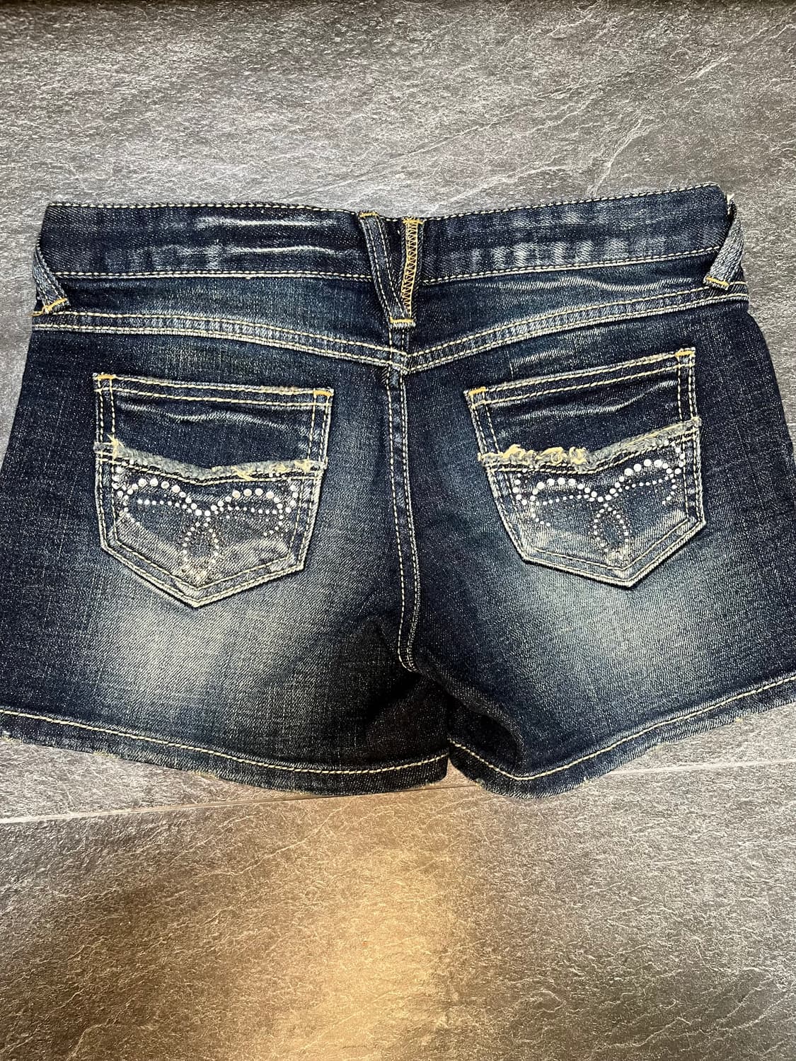 y2k 빈티지 큐빅 데님팬츠 상품이미지2