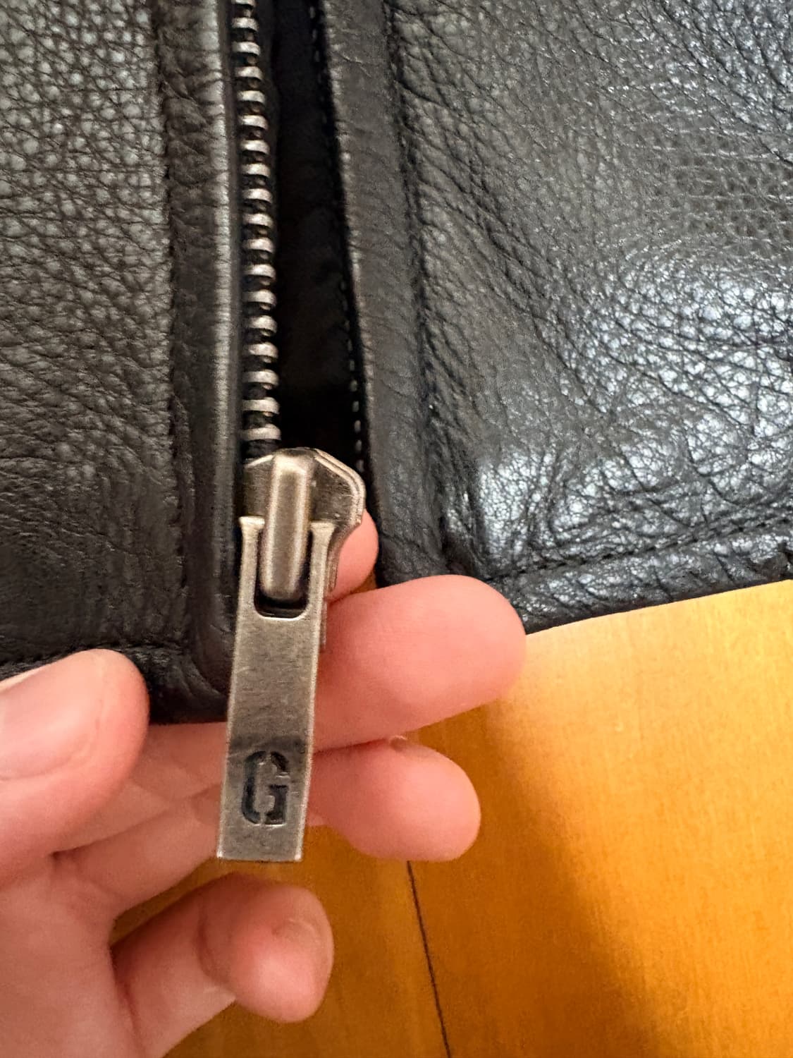 게스 빈티지 소가죽 레더자켓 M 100-105 상품이미지2