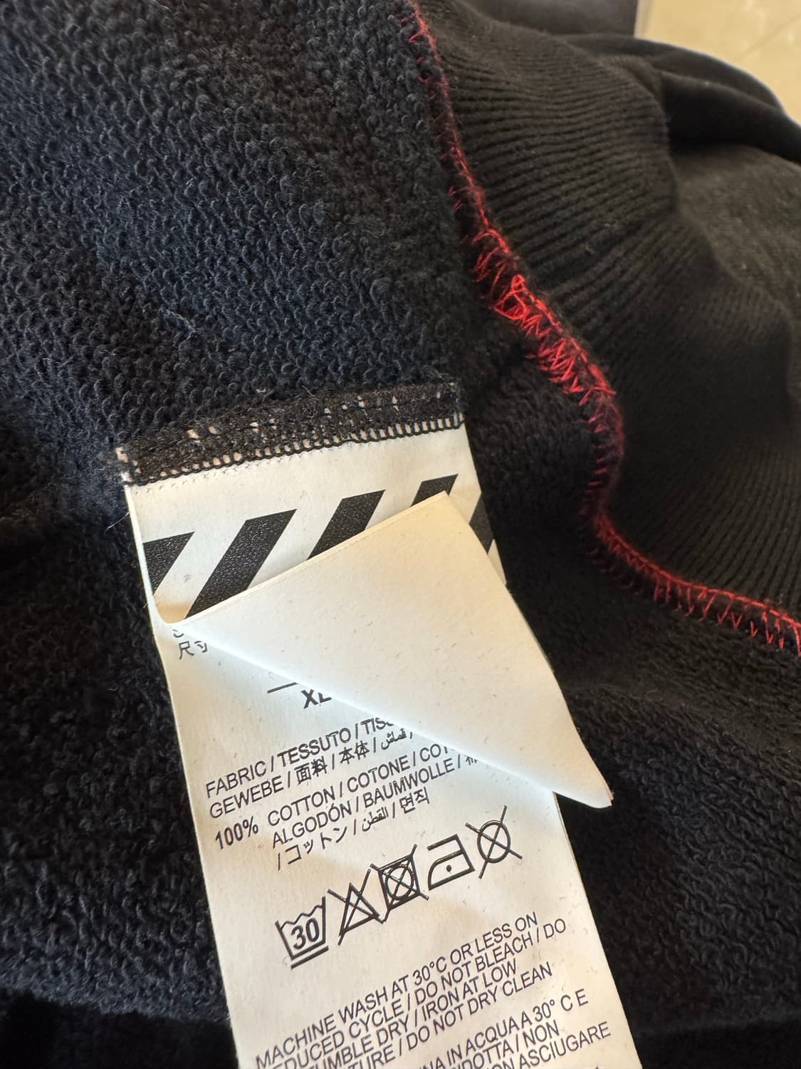 오프화이트 X 언더커버 후디 상품이미지5