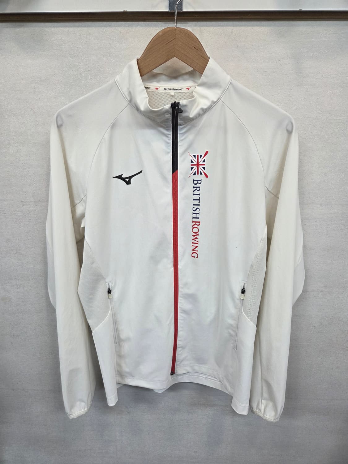 미즈노 브리티시로잉 로고 메쉬 기능성 져지집업 m 상품이미지1