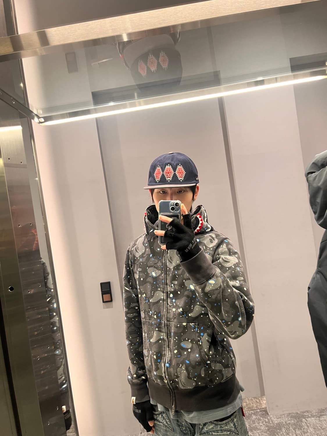 베이프 샤크후드집업 상품이미지5