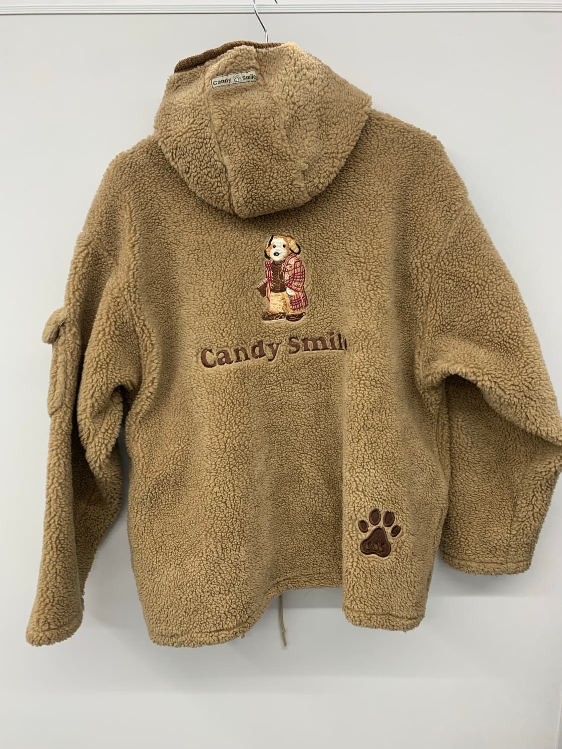퍼피 테디 플리스 후드 자켓 상품이미지4