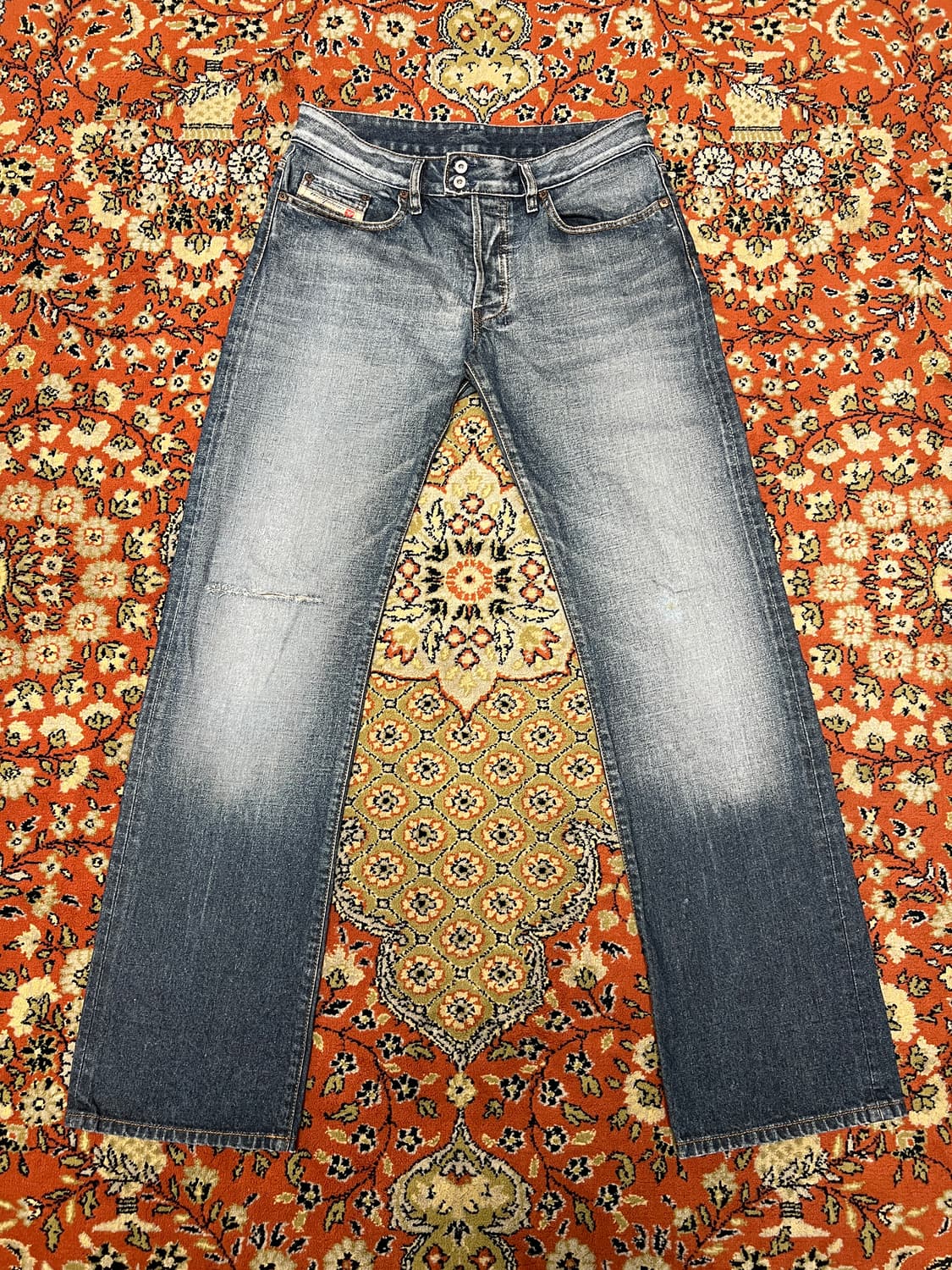 [32] Diesel 디젤 빈티지 중청 데님팬츠 상품이미지1