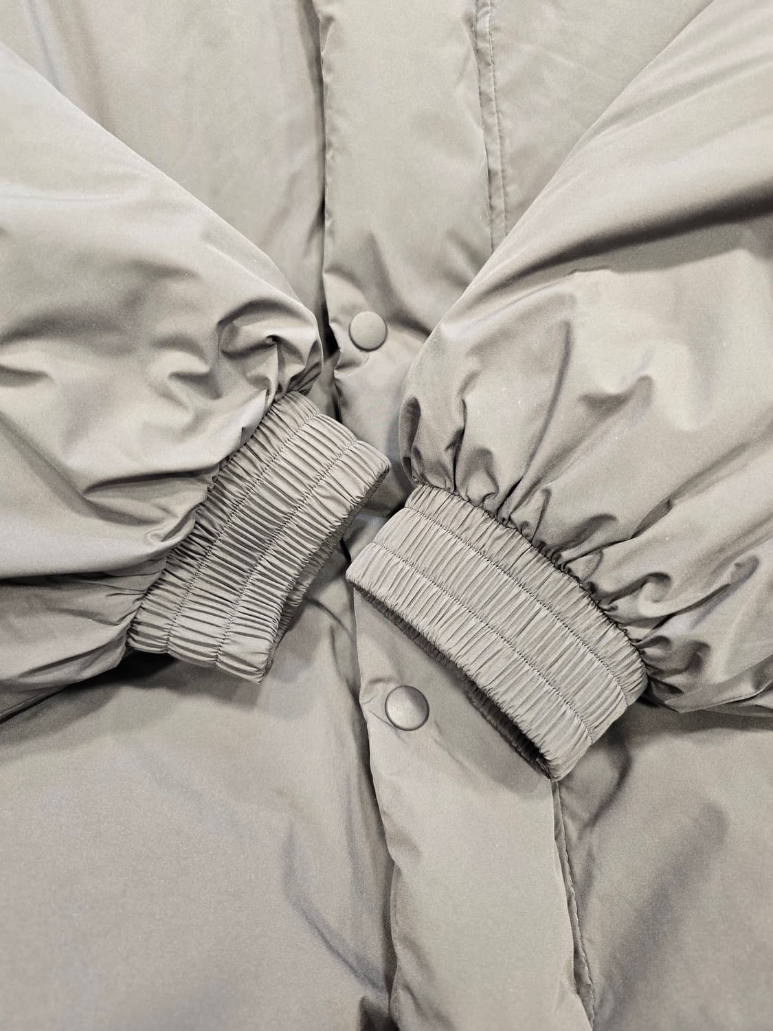 커스텀어클락 회색 푸퍼 패딩 점퍼 다운패딩 105 상품이미지7