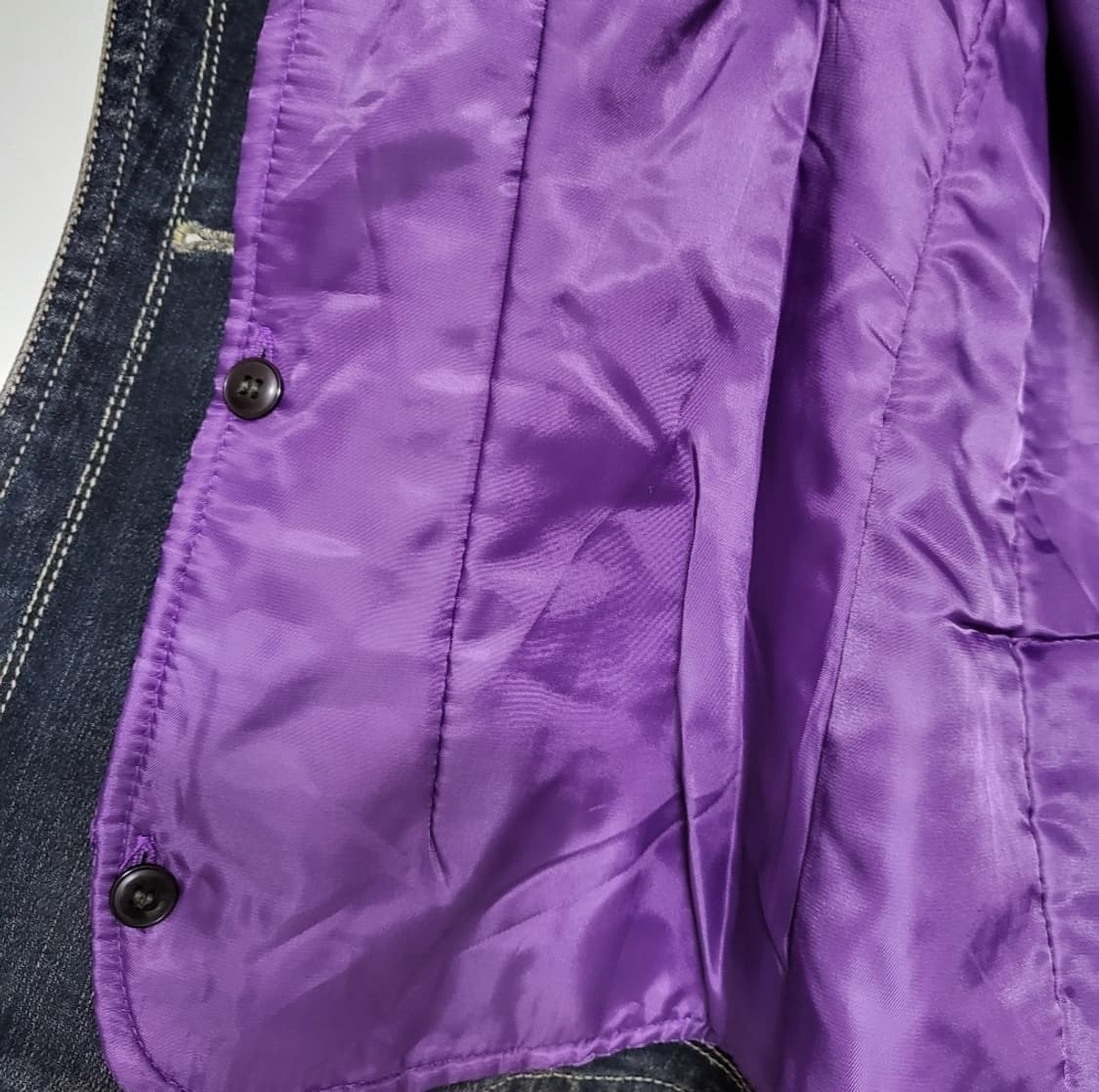 오브제 퍼프 데님 패딩자켓 상품이미지4