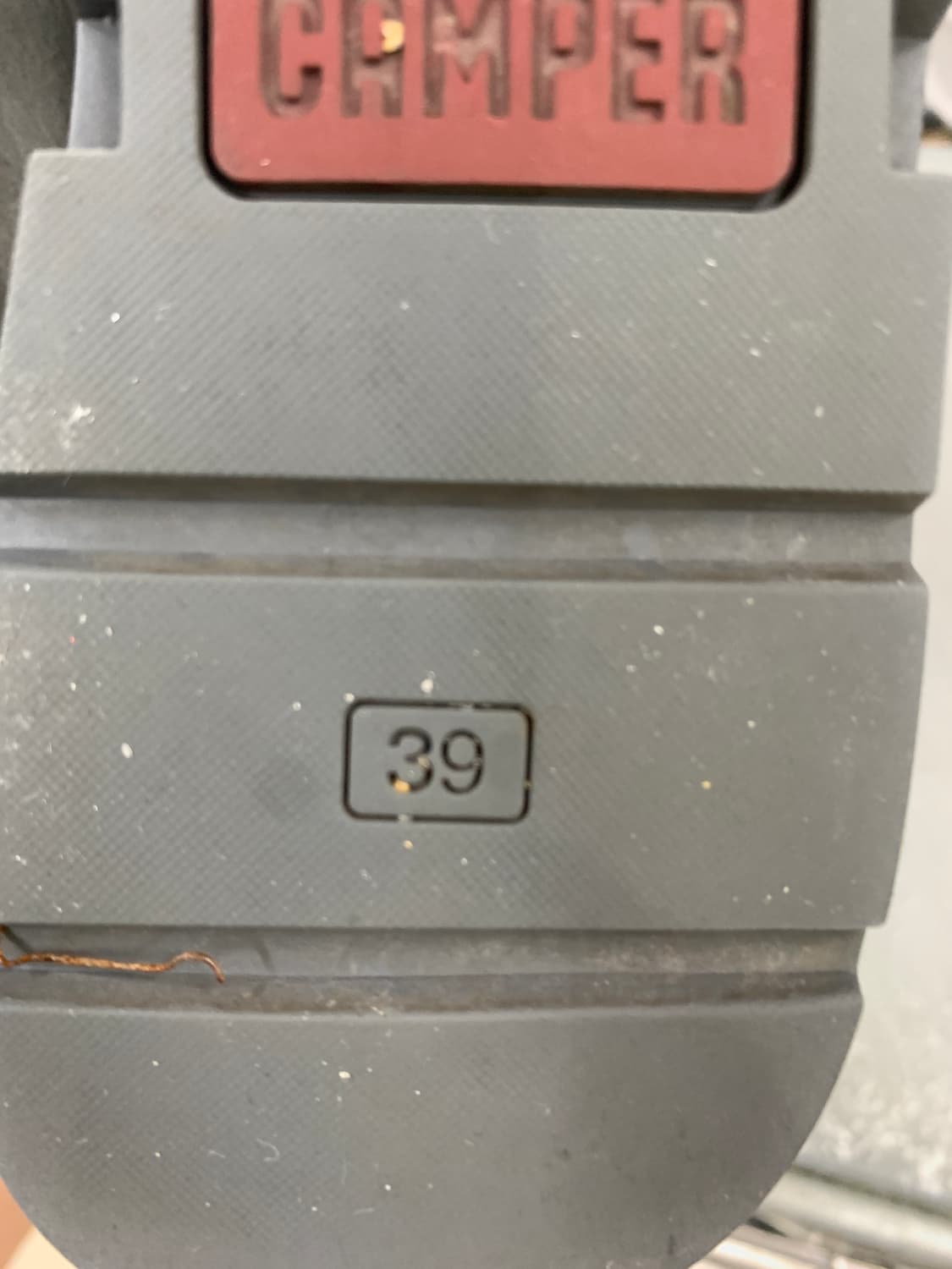 캠퍼 빈타르 누벅 레더 레이스업 브로그 그레이 39(245)  상품이미지8