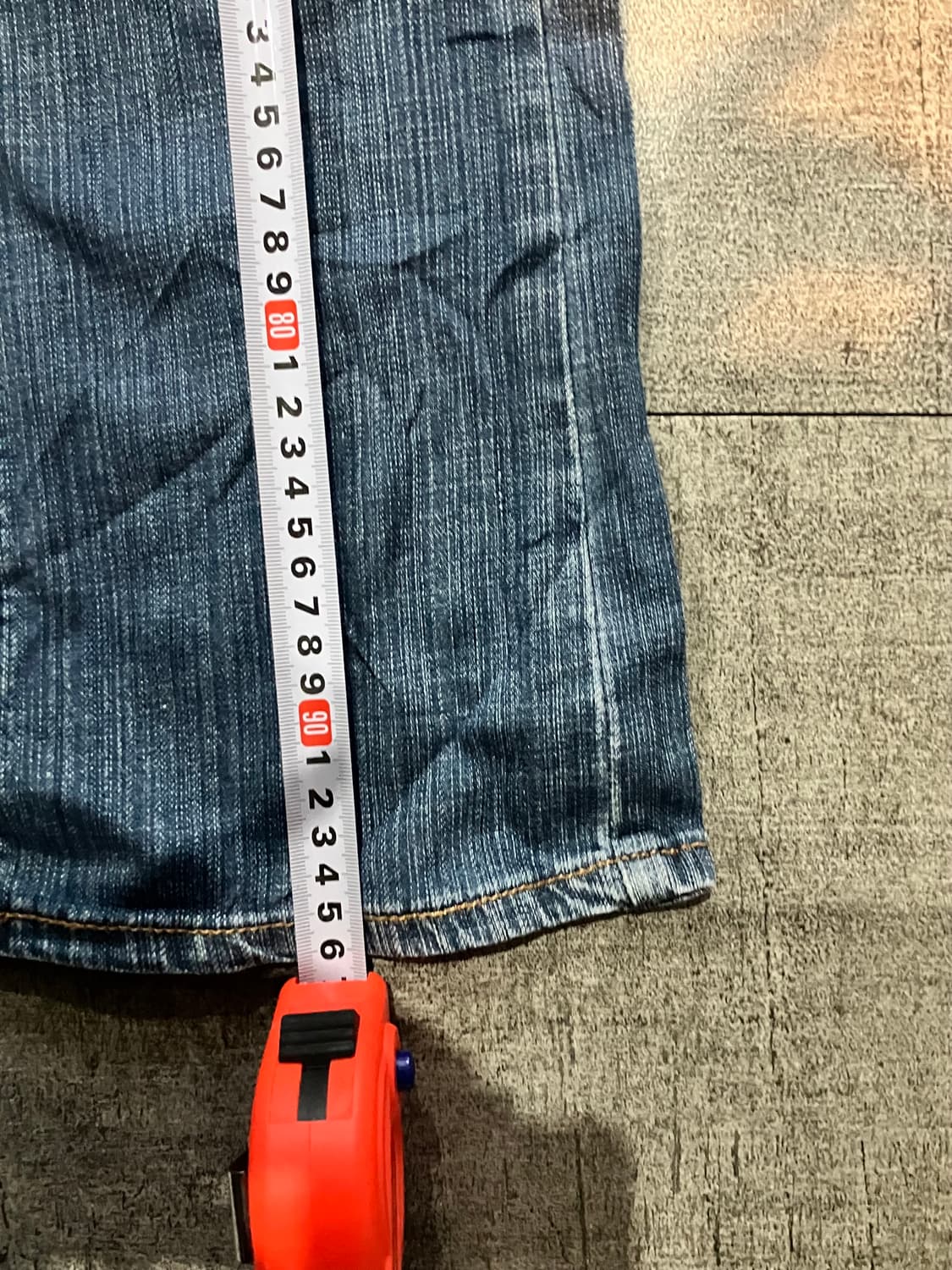 일본빈티지 올드스쿨스트릿 보헤미안웨스턴 데님팬츠 상품이미지4