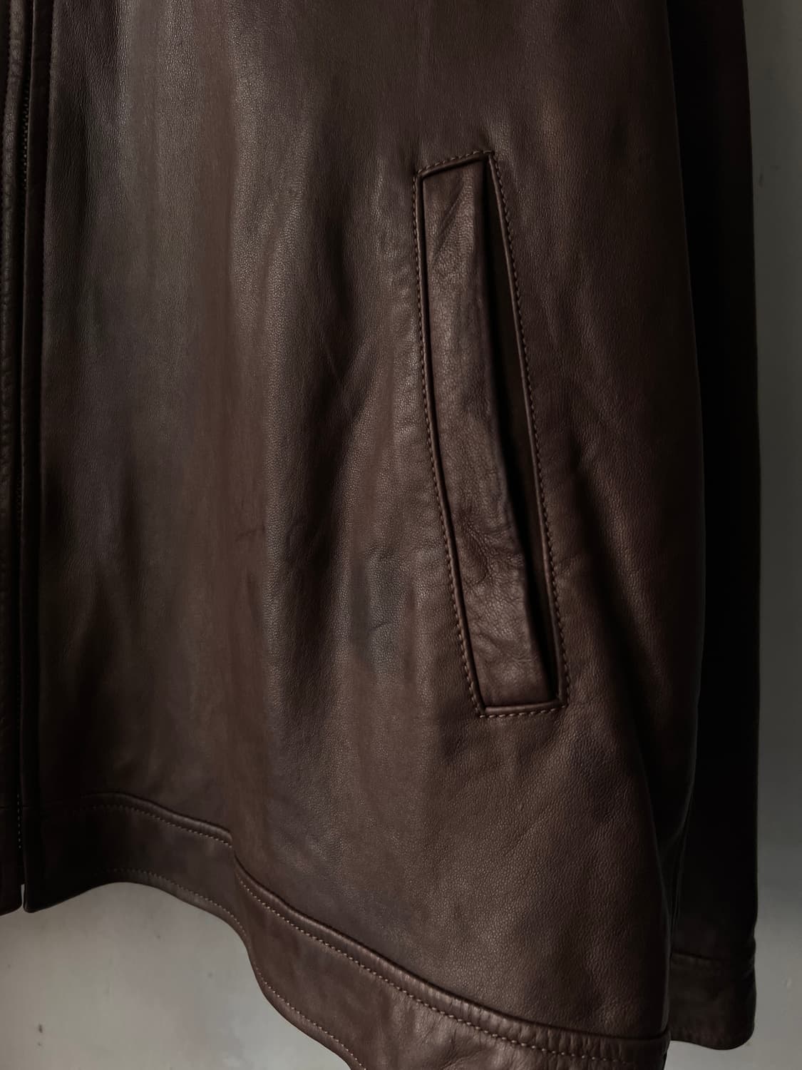 [2XL]폴로 랄프로렌 맥스웰 램스킨 레더자켓 상품이미지4