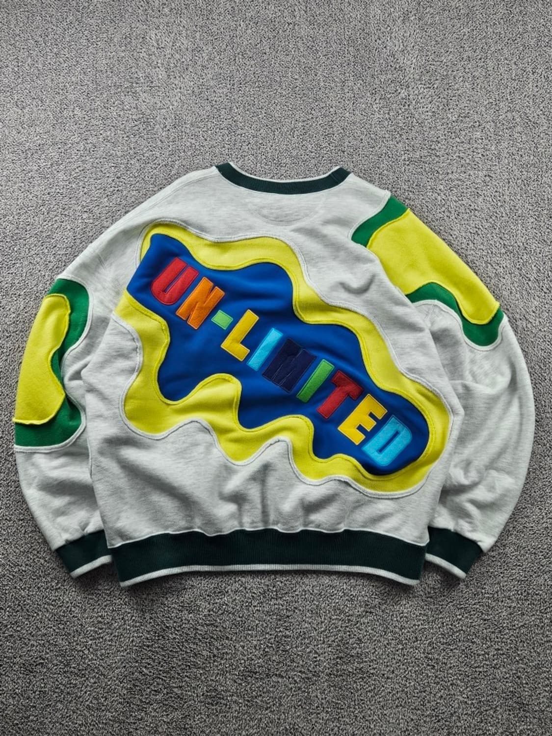 크로스크릭 언리미티드 아플리케 커스텀 맨투맨 스웻 셔츠 (XL)/9344 상품이미지1