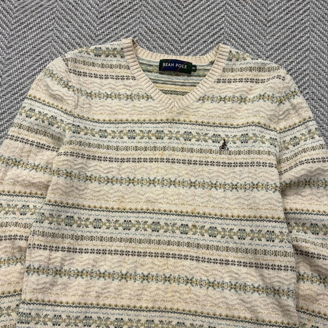 빈폴 페어아일 브이넥 니트 v2352 상품이미지3