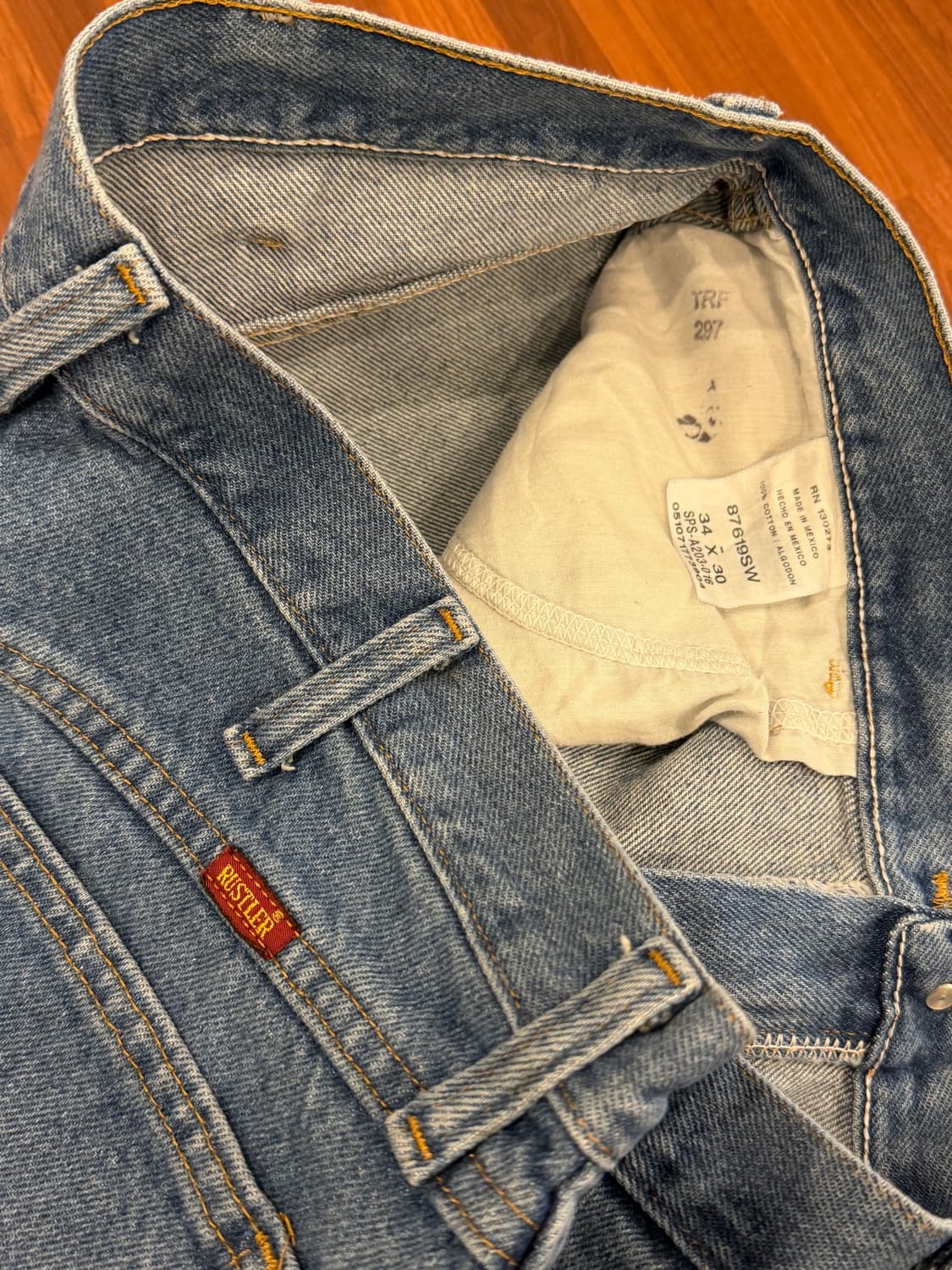 00s Rustler 러슬러 데님 팬츠 (34inch) 상품이미지10