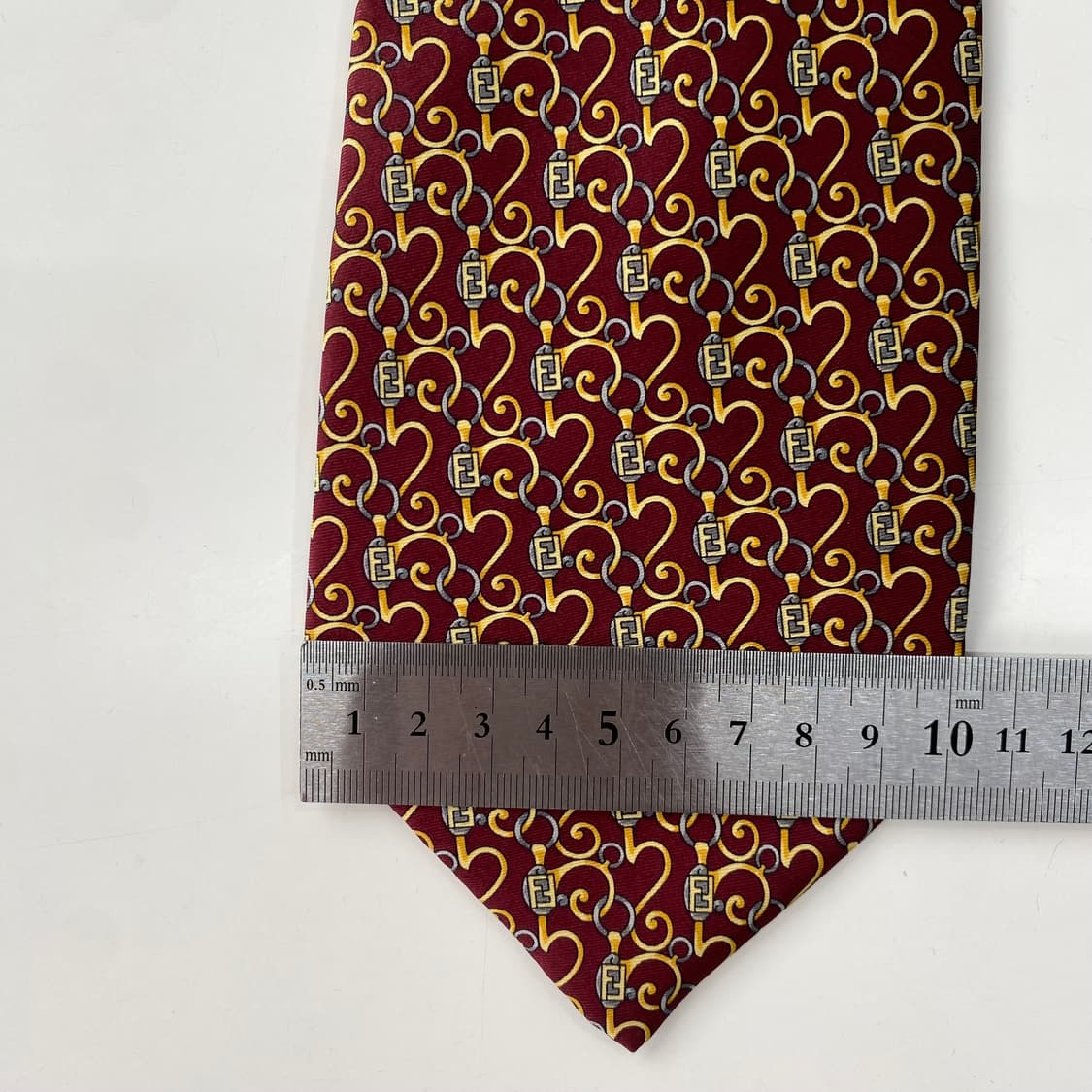 펜디 (FENDI) FF모노그램 명품 정품 넥타이 상품이미지8