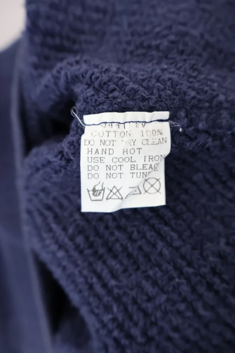 Fuudobrain Cropped Sweatshirt Navy 상품이미지6