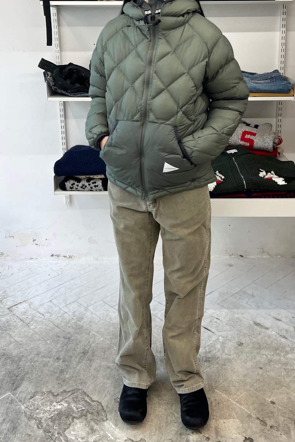 앤드원더 다이아몬드 패딩 상품이미지7