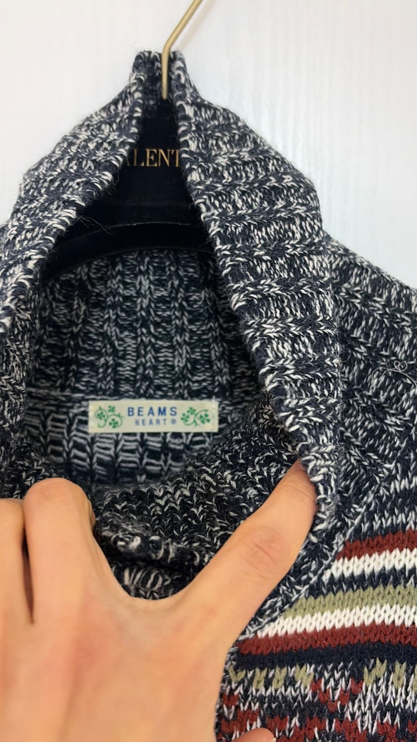 빔즈 판쵸 가디건 프리사이즈 정품  상품이미지3