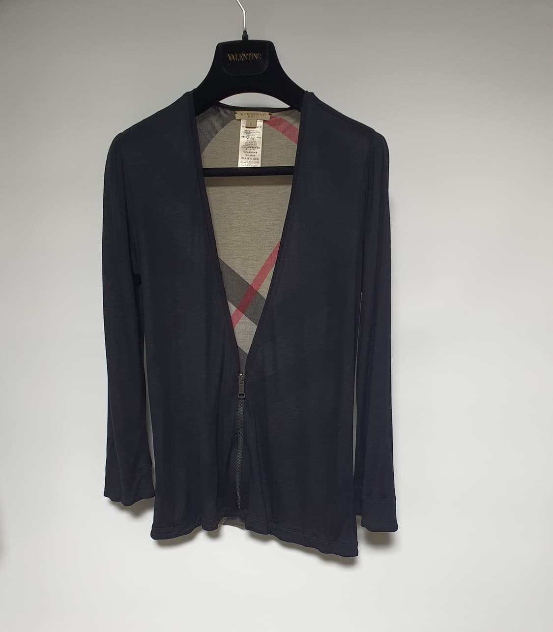 버버리브릿 리버시블 양면 집업 가디건 s 상품이미지1