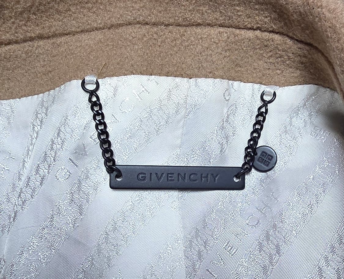 지방시 싱글 브레스트 베이지 코트 48 사이즈 !!! 상품이미지7