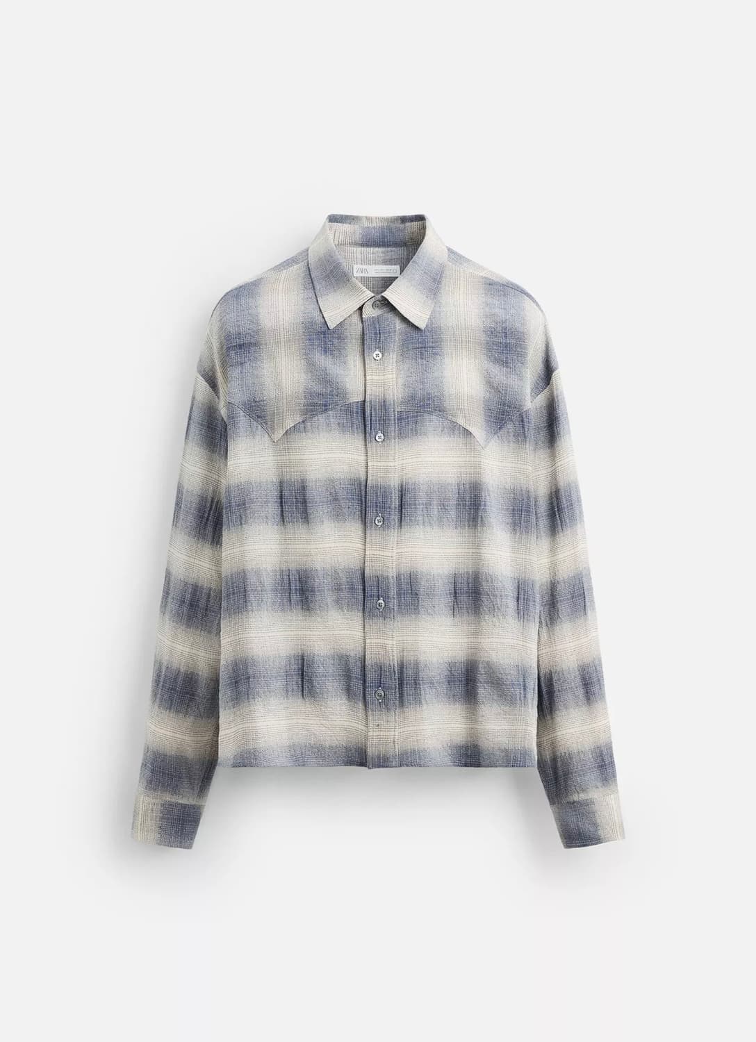 자라 웨스턴 플란넬 셔츠 M 상품이미지1