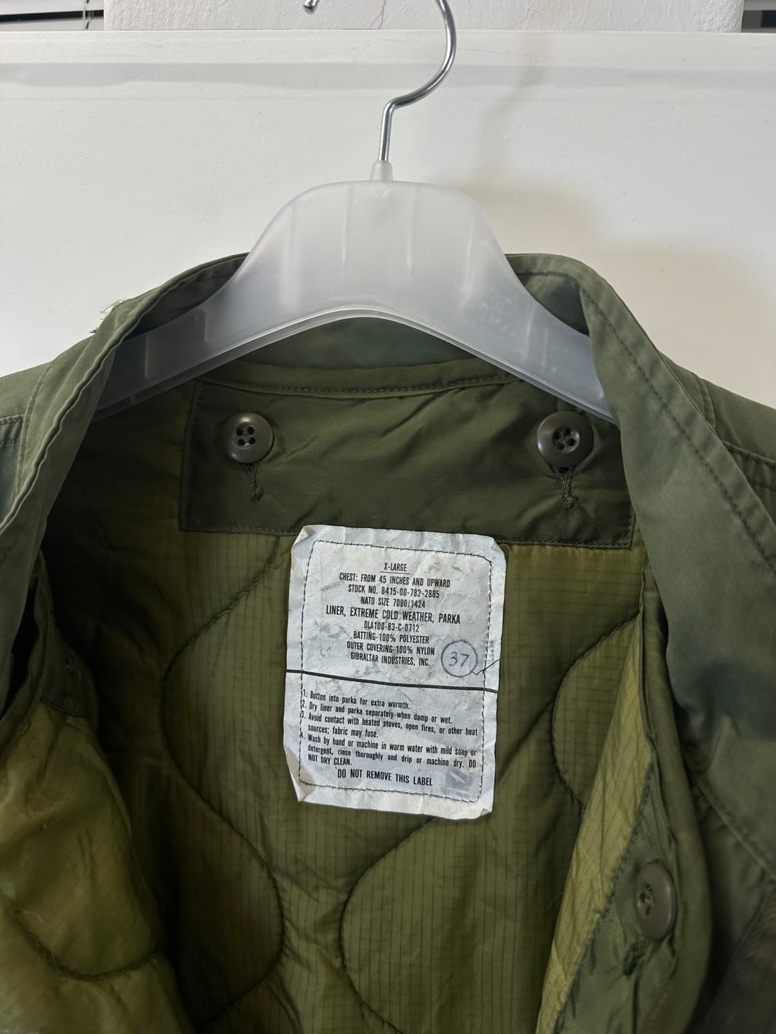 M65 피쉬테일 필드자켓 오리지날 XL 상품이미지2