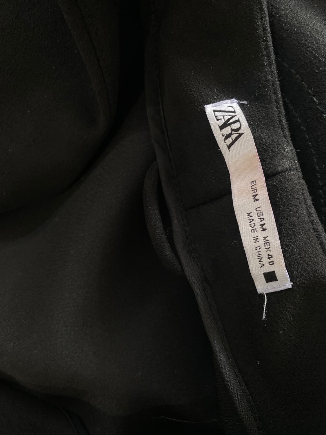 자라 스웨이드 논카라 자켓 상품이미지4