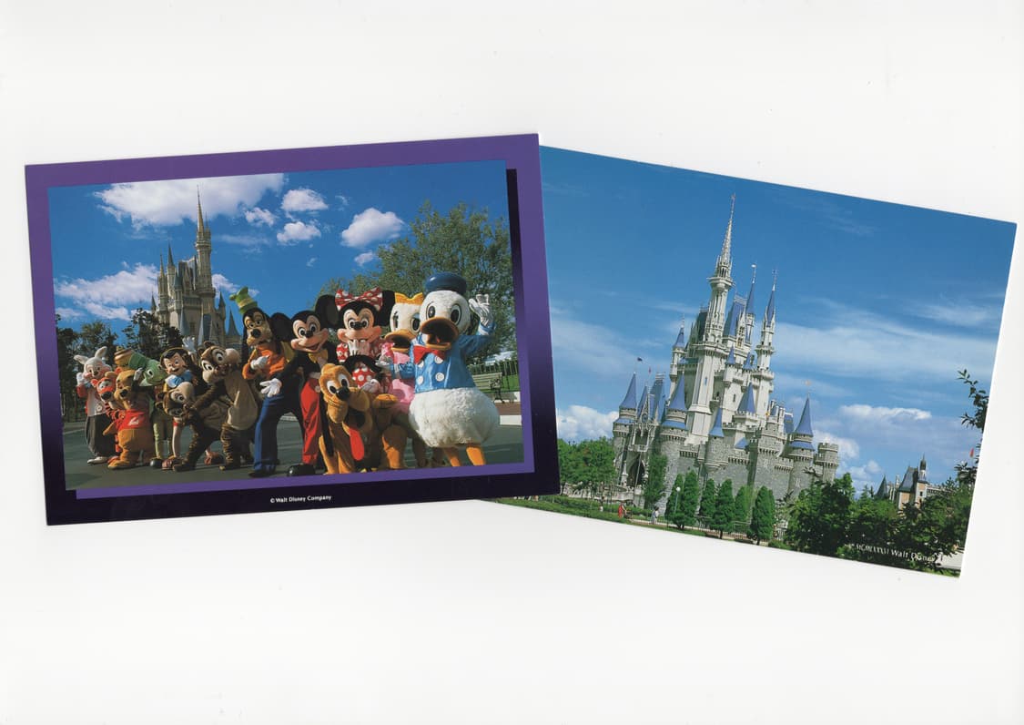 90년대 도쿄디즈니랜드 포스트카드 전 21종 - 1  상품이미지4