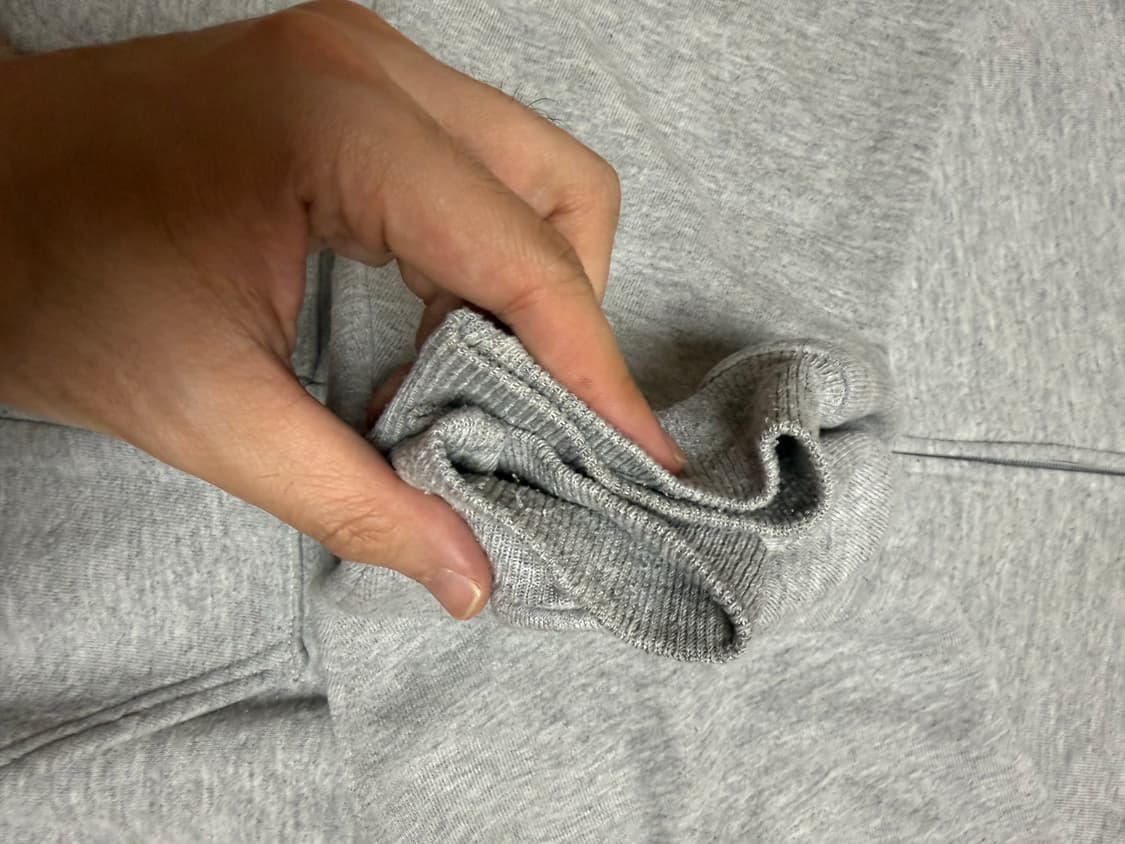 빈티지 러셀 후드집업 멜란지 그레이 상품이미지3