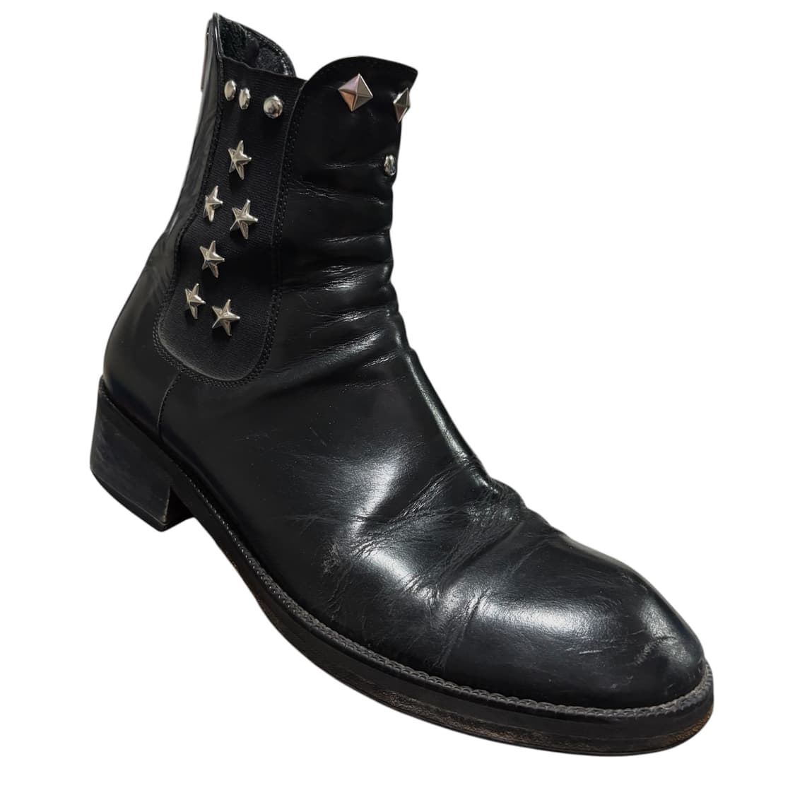 후망 스터드 커스텀 블랙 첼시부츠 270-275 웨스턴부츠 상품이미지1