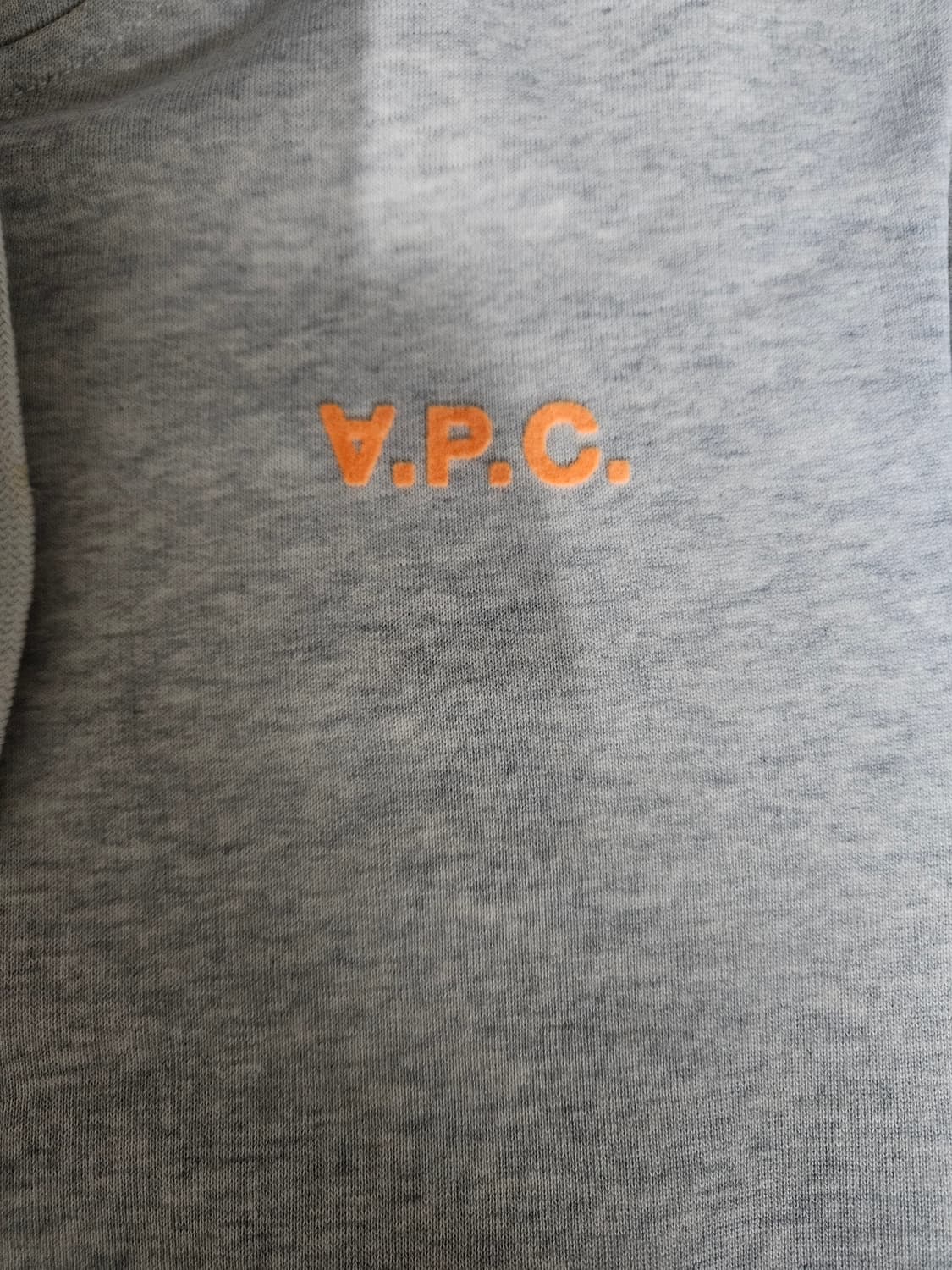 A.P.C. 멜란지 그레이 후드 집업 상품이미지3