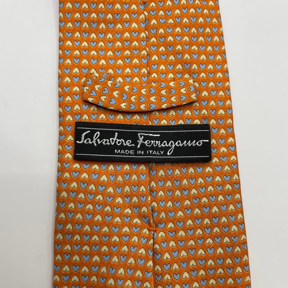 660) (Ferragamo) 살바토레페레가모 패턴 넥타이(미세오염) 상품이미지5